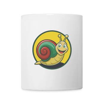 Snail Cute Kawaii Cartoon Clipart Pet Animal - Mug - white - Front