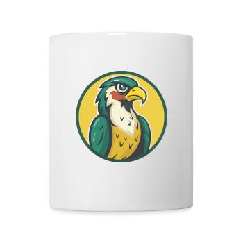 Falcon Cute Kawaii Cartoon Clipart Pet Animal - Mug - white - Front