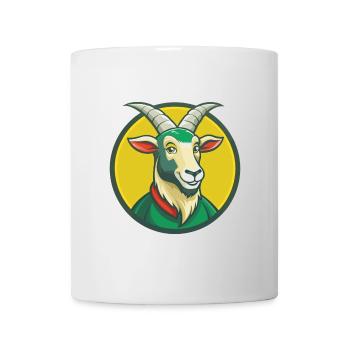 Ziege Niedlich Kawaii Cartoon Clipart Haustier Tier - Tasse - Weiß - Vorne