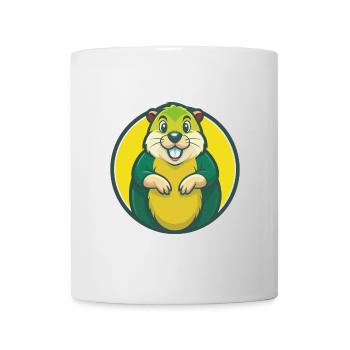 Gopher Niedliche Kawaii Cartoon Clipart Haustier Tier - Tasse - Weiß - Vorne