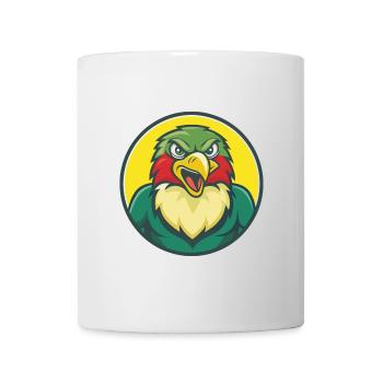 Hawk Cute Kawaii Cartoon Clipart Pet Animal - Mug - white - Front