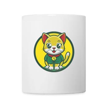 Kitten Cute Kawaii Cartoon Clipart Pet Animal - Mug - white - Front