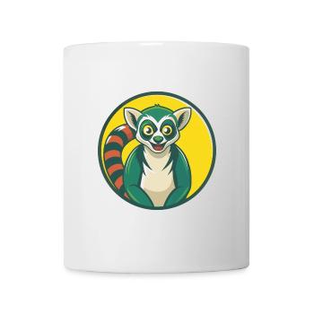 Lemur Cute Kawaii Cartoon Clipart Pet Animal - Mug - white - Front