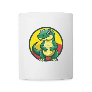 Komodo Dragon Cute Kawaii Cartoon Clipart Animal - Mug - white - Front