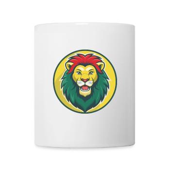 Lion Cute Kawaii Cartoon Clipart Pet Animal - Mug - white - Front