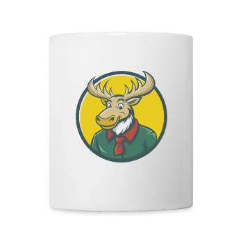 orignal mignon Kawaii dessin animé Clipart animal de compagnie - Mug blanc - blanc - Devant