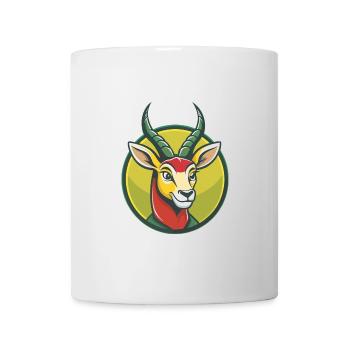 Impala Niedliche Kawaii Cartoon Clipart Haustier Tier - Tasse - Weiß - Vorne