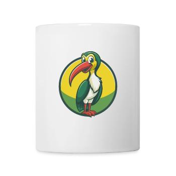 Ibis Cute Kawaii Cartoon Clipart Pet Animal - Mug - white - Front