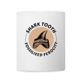 Haifischzähne Sammler Fossilienjagd Paläontologie - Tasse - Weiß - Vorne
