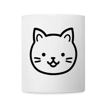 Katze - Tasse - Weiß - Vorne