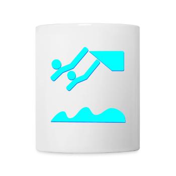 SYNCHRONSPRINGEN TURMSPRINGEN WASSERSPRINGEN - Tasse - Weiß - Vorne