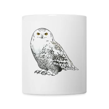 Snowy owl white - Mug - white - Front
