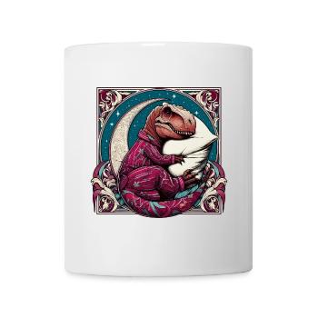 T-Rex Sleeping Hobby Gift - Mug - white - Front