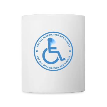 Not All Disabilities Are Visible - Mug - white - Front