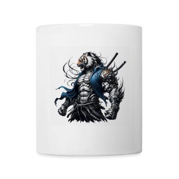 Samurai-Tiger - Tasse - Weiß - Vorne