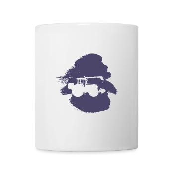 Moissonneuse-batteuse agricole - Mug blanc - blanc - Devant