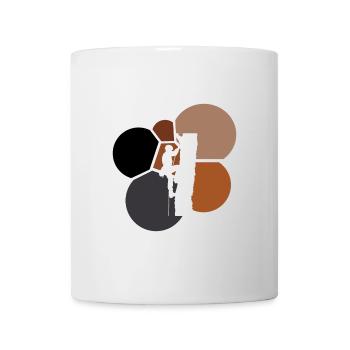 Crampons de singe d’escalade - Mug blanc - blanc - Devant