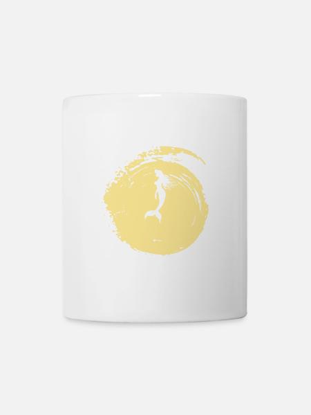 Flosse Fabelwesen - Tasse - Weiß