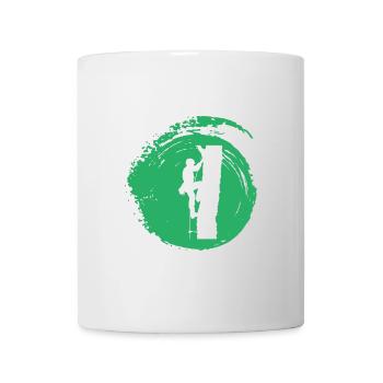 Grimpeur Escalade Monkey Crampons - Mug blanc - blanc - Devant