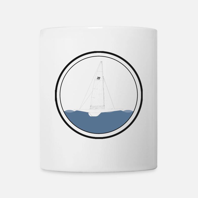 Segelboot 30er Schärenkreuzer - Tasse - Weiß