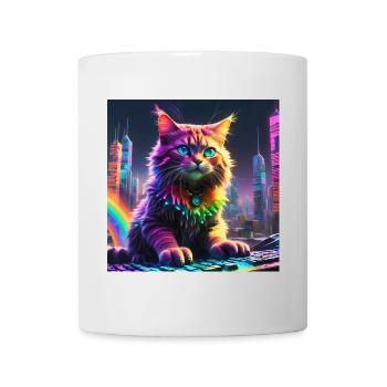 Chat - Mug blanc - blanc - Devant