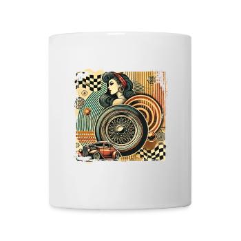 Tuning Hot Rod Rockabilly Design - Mug - white - Front