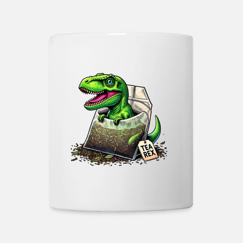 Tea Rex T-Rex Dinosaurier - Tasse - Weiß