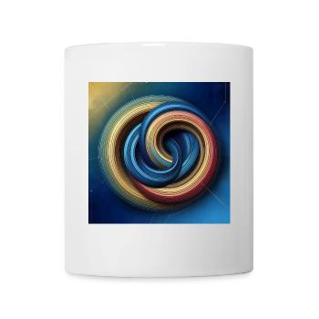 Kreise 1 - Tasse - Weiß - Vorne