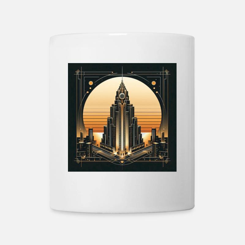 Gratte-ciel 1 - Mug blanc - blanc