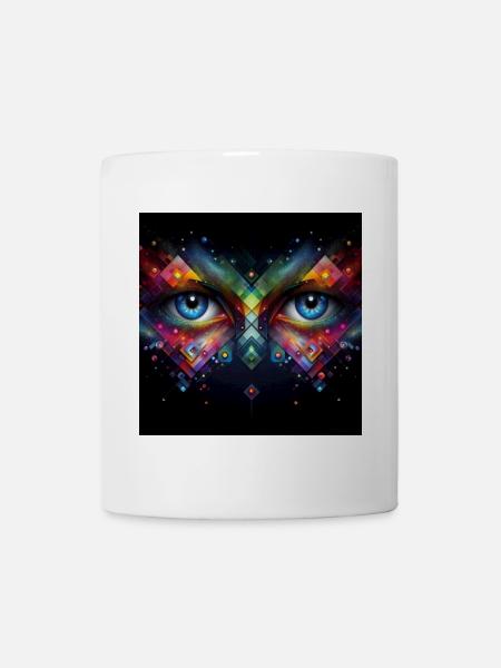Augen 1 - Tasse - Weiß