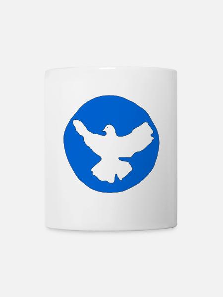 Friedenstaube - Tasse - Weiß