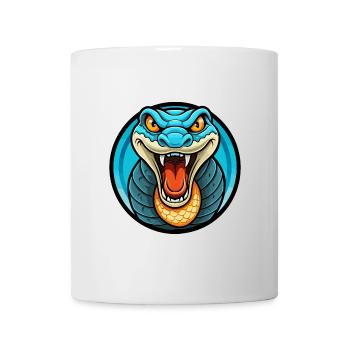 Anaconda Colorful Kawaii Cartoon Character Clipart - Mug - white - Front