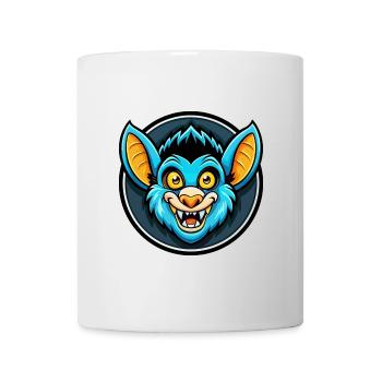 Aye Aye Bunte Kawaii Cartoon Figur Clipart - Tasse - Weiß - Vorne
