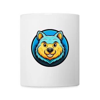 Quokka Colorful Kawaii Cartoon Character Clipart - Mug - white - Front