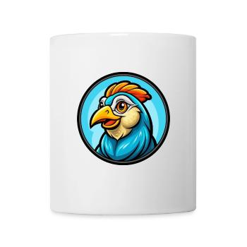 perdrix coloré Kawaii personnage de dessin animé Animal - Mug blanc - blanc - Devant