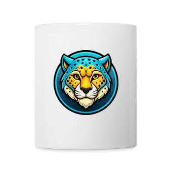 guépard coloré kawaii dessin animé personnage clipart - Mug blanc - blanc - Devant
