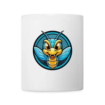 Dragonfly Colorful Kawaii Cartoon Character Animal - Mug - white - Front