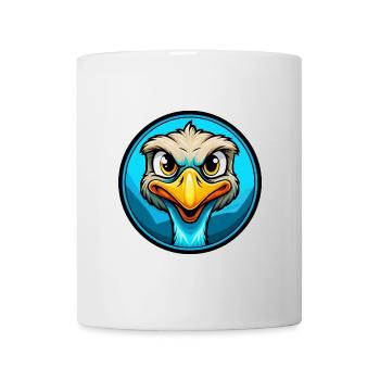 Strauß Bunte Kawaii Cartoon Figur Clipart - Tasse - Weiß - Vorne