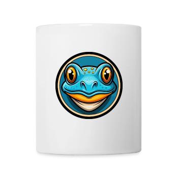 Frog Colorful Kawaii Cartoon Character Clipart Pet - Mug - white - Front