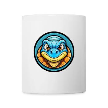 Turtle Colorful Kawaii Cartoon Character Clipart - Mug - white - Front