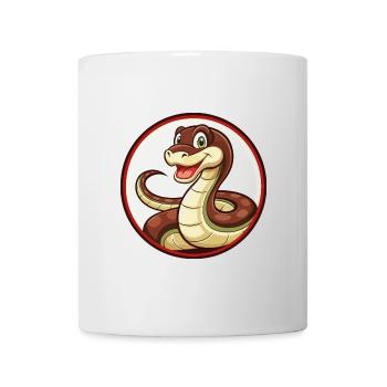 Anaconda Colorful Kawaii Cartoon Character Clipart - Mug - white - Front