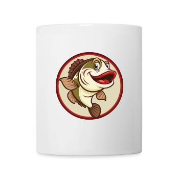 Fish Colorful Kawaii Cartoon Character Clipart Pet - Mug - white - Front