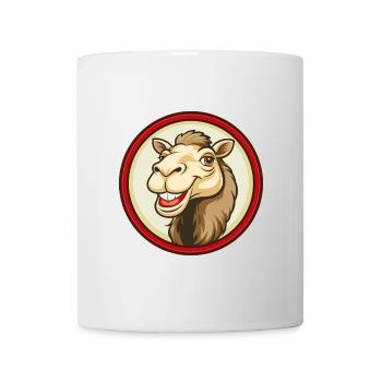 Camel Colorful Kawaii Cartoon Character Clipart - Mug - white - Front