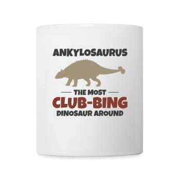 Ankylosaurus Dinosaurier Dino Fossil Hunting Club - Tasse - Weiß - Vorne