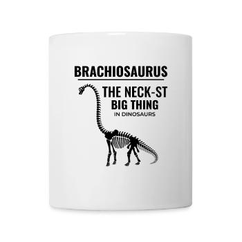 Brachiosaurus Dinosaurier Dino Fossilienjagd - Tasse - Weiß - Vorne