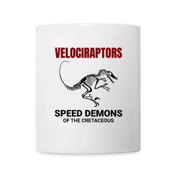 Velociraptor Dinosaur Dino Fossil Hunting - Mug - white - Front