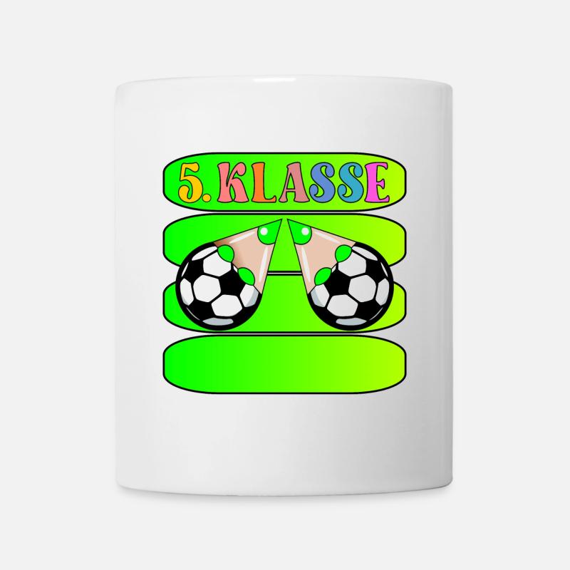 5. Klasse Fußball NAME - Tasse - Weiß