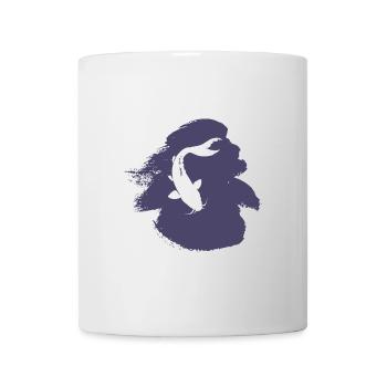 Koi Fish Pond Fish Head - Mug - white - Front