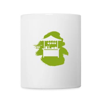 Imbisswagen lecker Imbiss - Tasse - Weiß - Vorne
