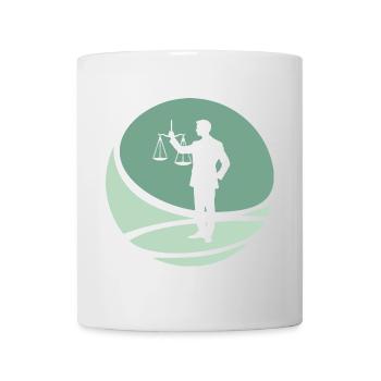 Juge Avocat - Mug blanc - blanc - Devant